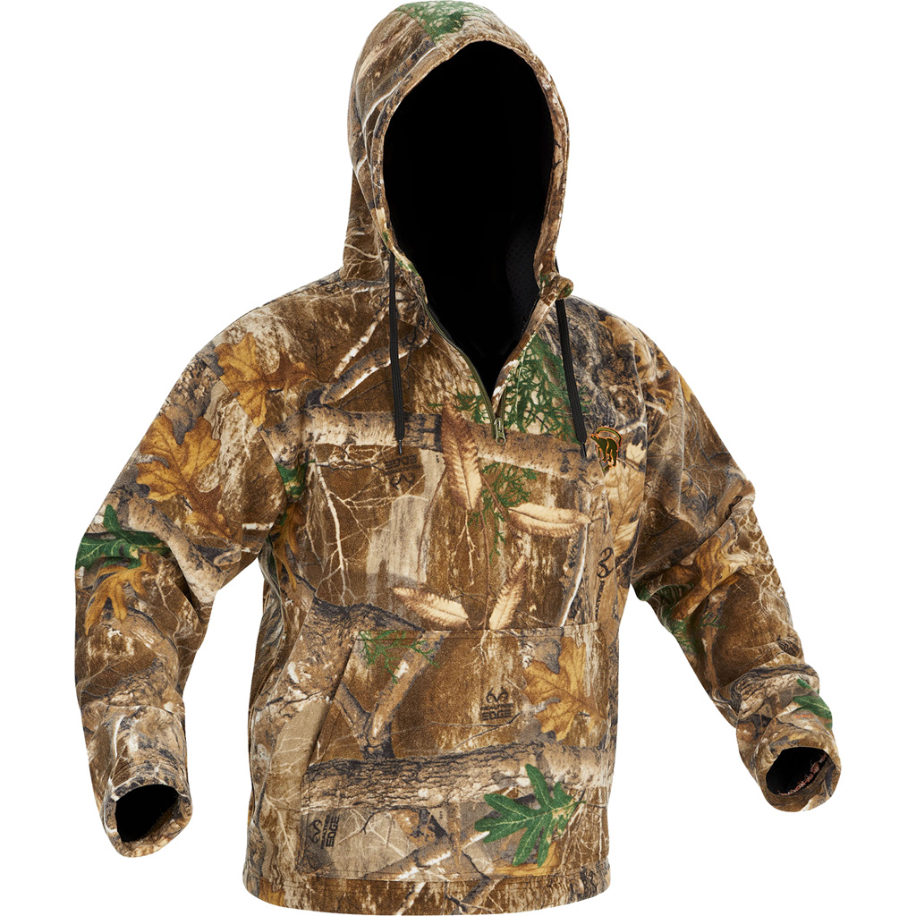 Arctic Shield Heat Echo Sherpa Fleece Hoodie Realtree Edge Medium - Arctic Shield