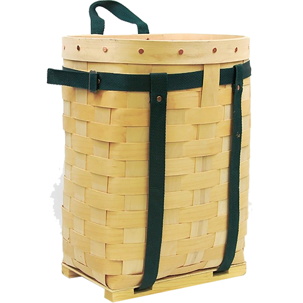 Minnesota Trapline 841187100462 Pack Basket 18" Hardwood, Adjustable Harness - Minnesota Trapline