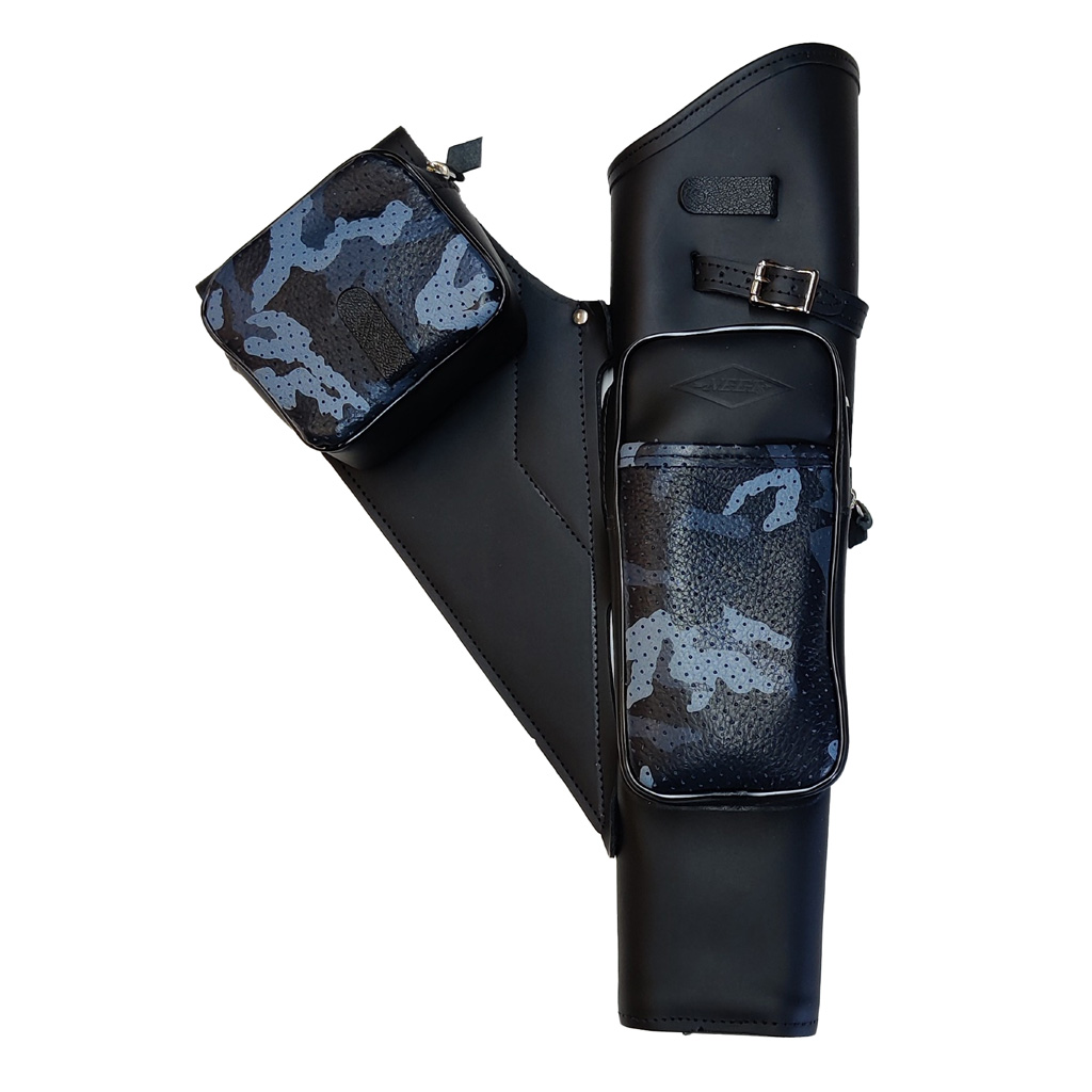 Neet NT-2100 Leather Target Quiver Black 19" RH