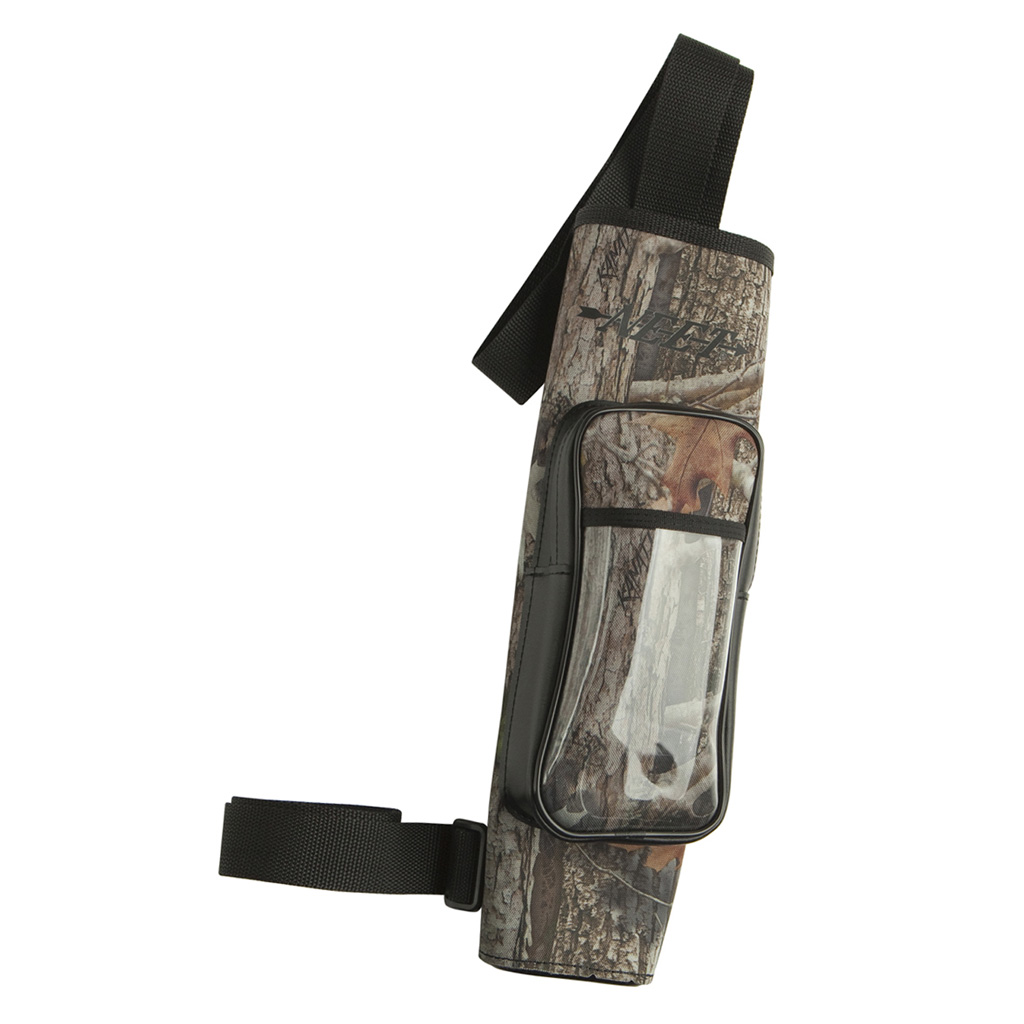Neet NY-BQ-4 Youth Back Quiver Kanati RH Leather Grained Vinyl Camo 03026