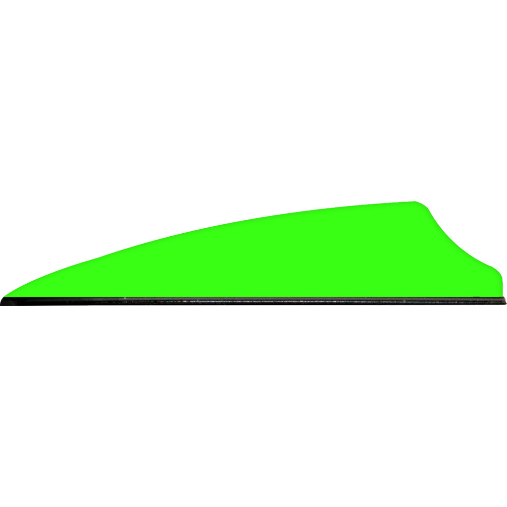 Q2i Q06043 Fusion X-II Vanes Neon Green 2.5" 100pk Lightweight Aero