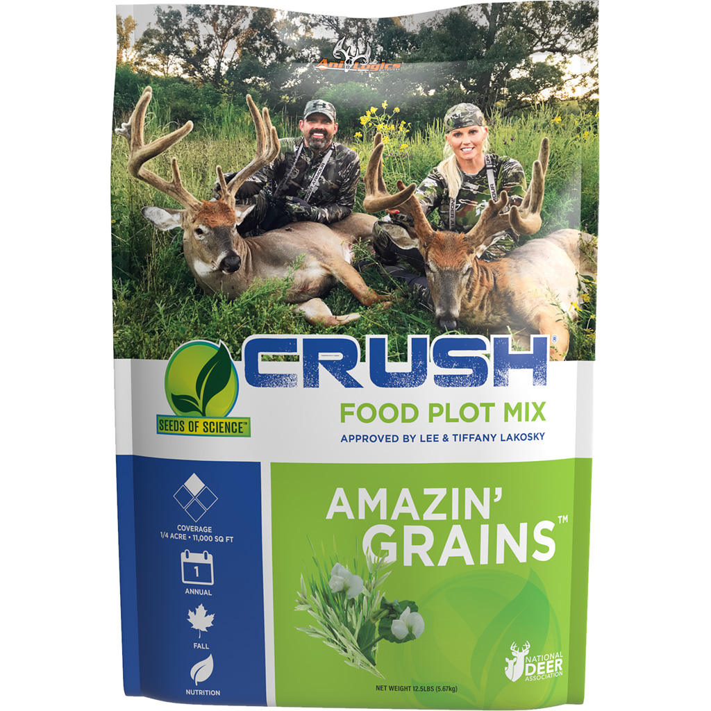 AniLogics 24018 CRUSH Amazing Grains Food Plot Seed 12.5 lbs 1/4 Acre