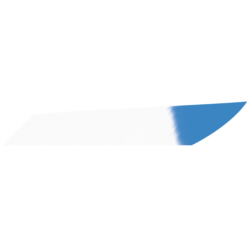 Buy Gateway 318LISWB-50 Mako 3.125" White Blue Tip Feathers 50 Pack online