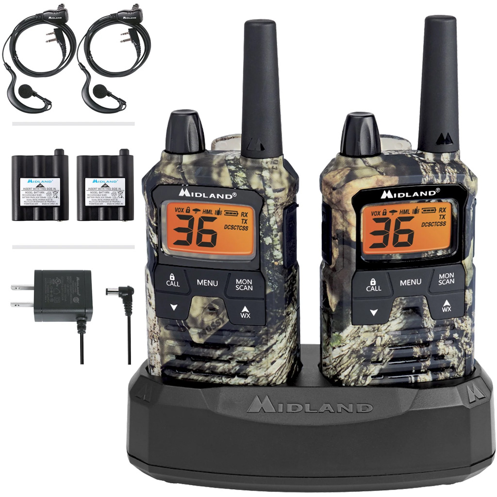 Midland T295VP4 Two-Way Radio, Mossy Oak, 40-Mile Range, 2 Pack - Midland