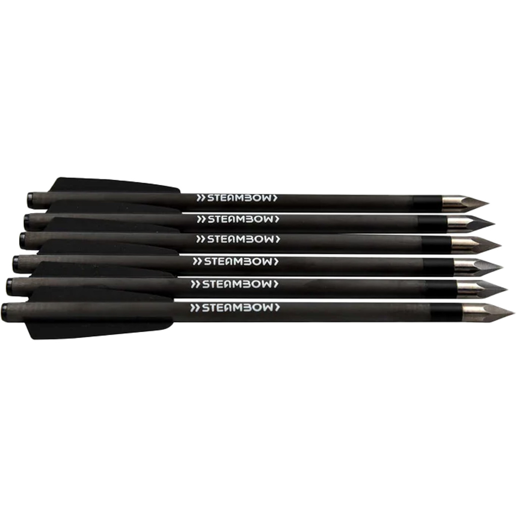 Steambow 638 Light Bodkin Arrows 6-Pack, 162 Grains, Steel Tips