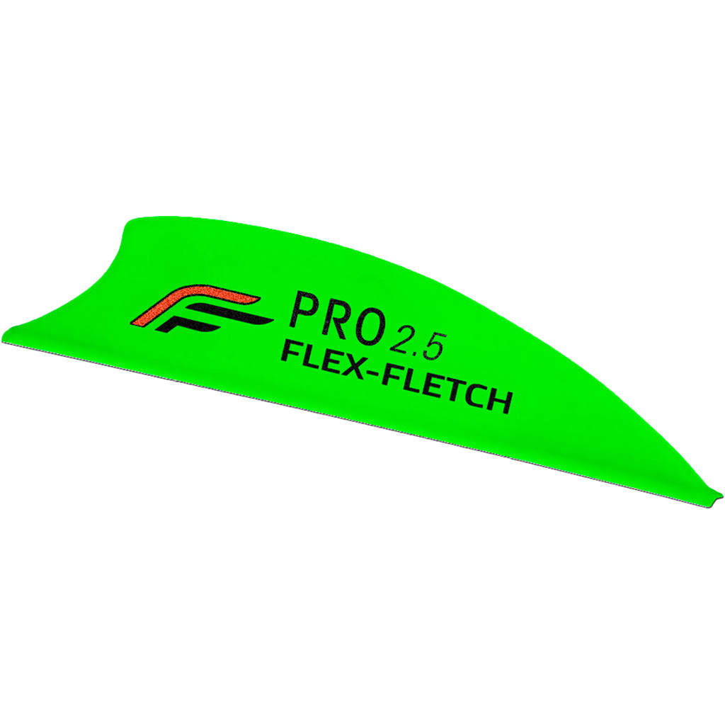 Buy Flex Fletch PROBCGN Pro 2.5 Vanes Cosmic Green 2.5" 36 Pack online