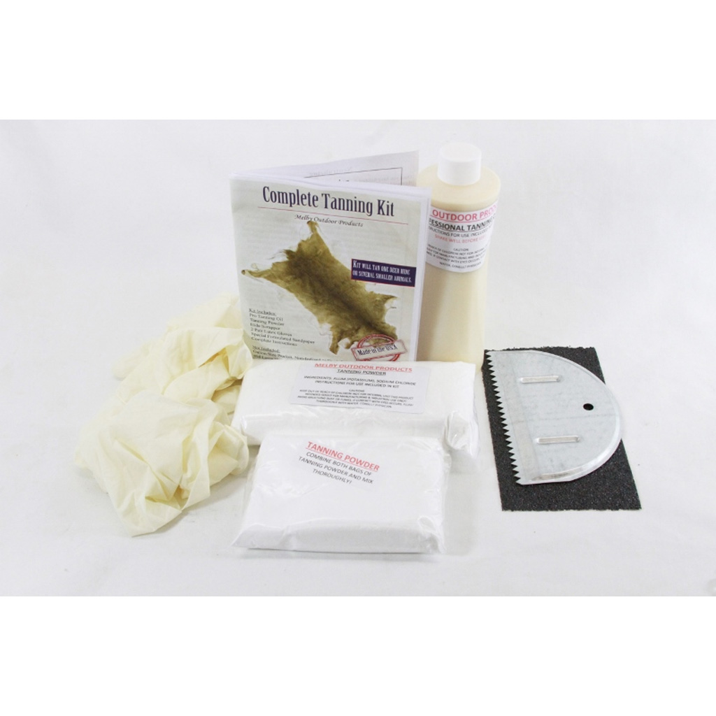 Melby Melby-TK Complete Tanning Kit with Oil, Powder, Scrapper, Gloves