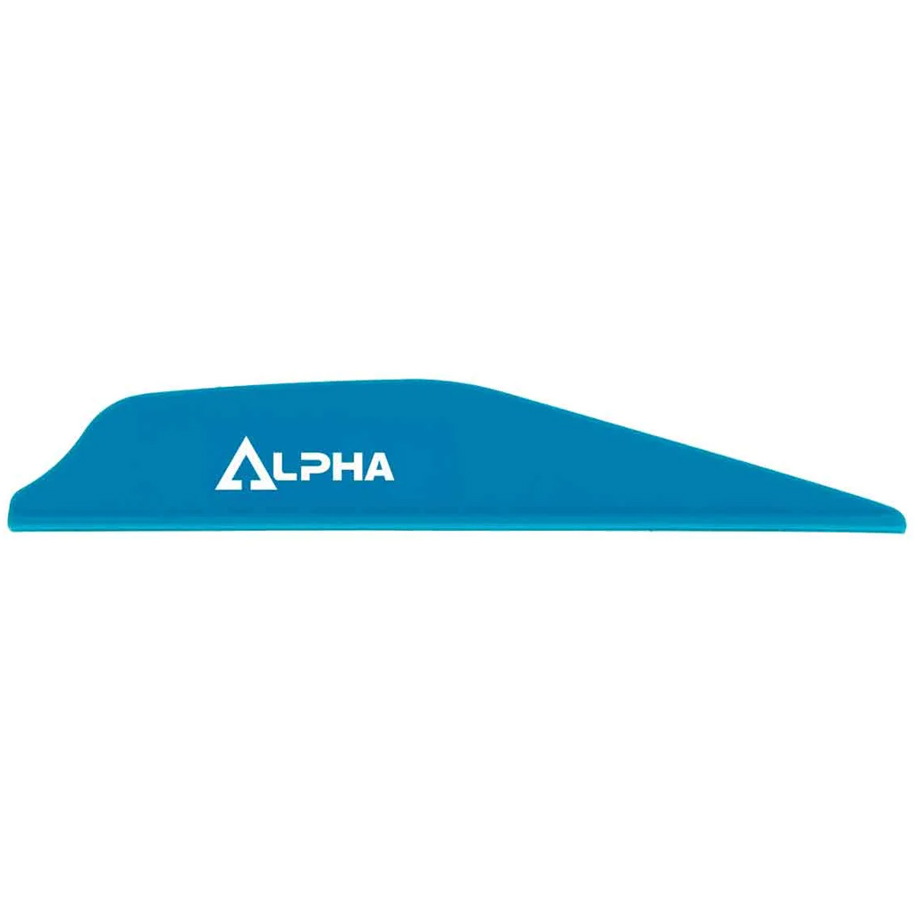 Bohning 101062SB28 Alpha Vanes Satin Blue 100pk AR1250 Material Silent Flight - Bohning