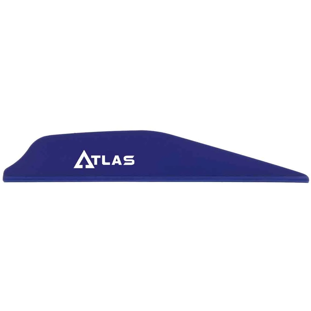 Bohning 101072PU28 Atlas Vanes Purple 100pk AR1000 Material Low-Profile - Bohning