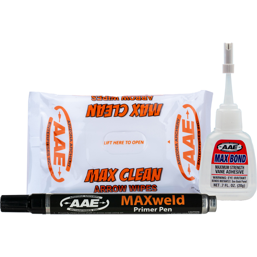 AAE MXKIT Max Adhesion Kit with Max Bond Glue, Primer Pen, Clean Wipes - AAE