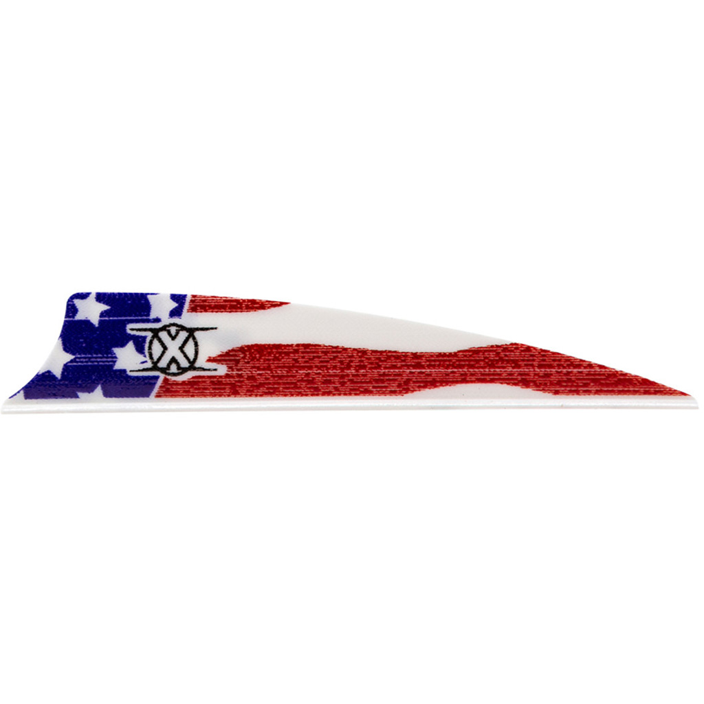 Bohning X Vanes Shield Cut 3 in. American Flag 36 pk. - Bohning