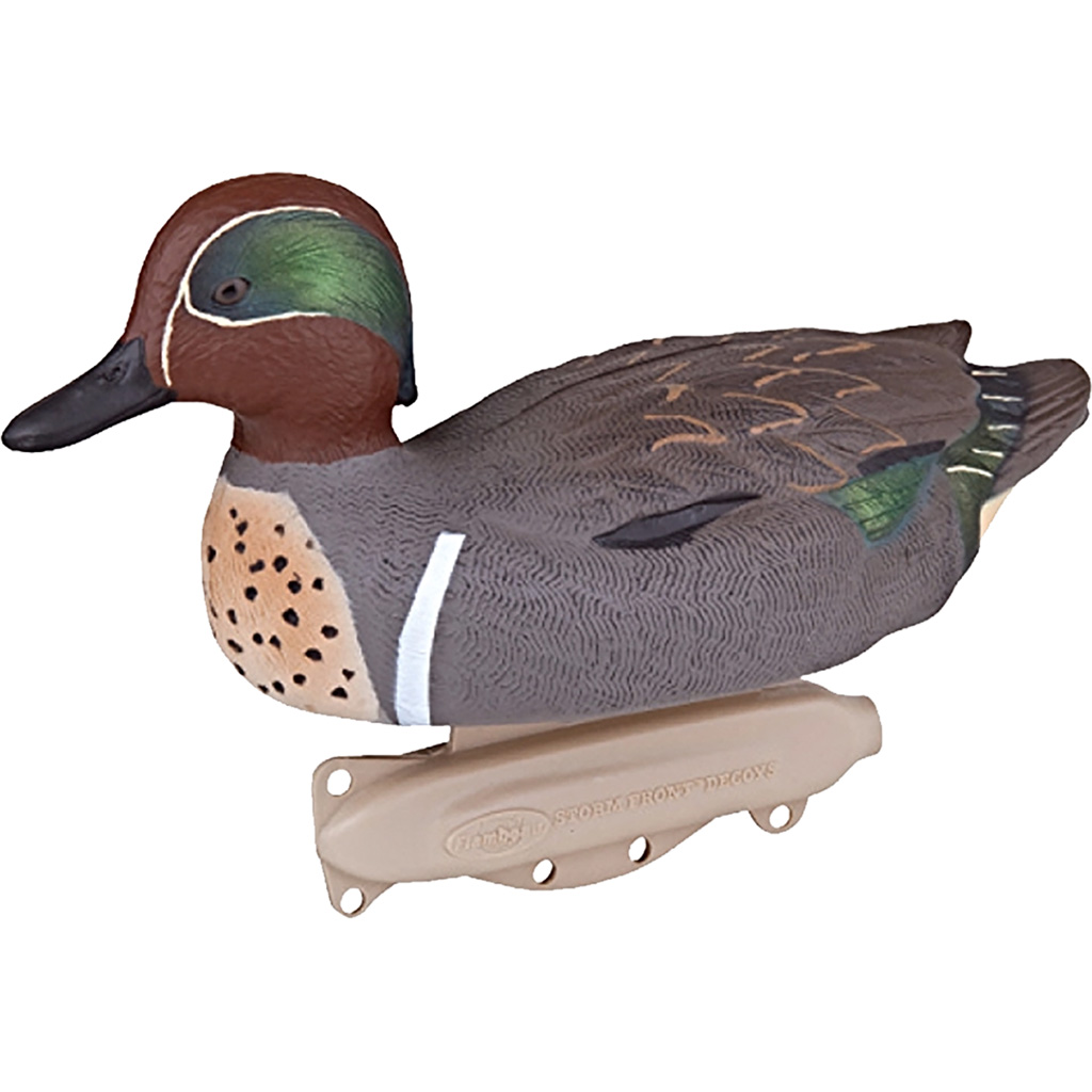 Flambeau 8015SUV Green Winged Teal Decoy 6pk, UVision Paint, Keel Design