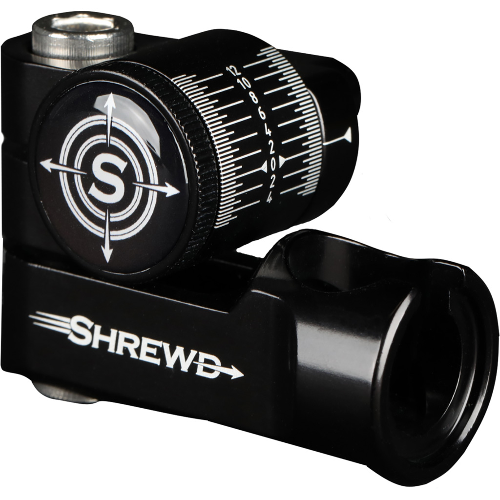Shrewd SMAVB1ATLASBK Atlas V-Bar Gloss Black Single Hybrid Clamp System