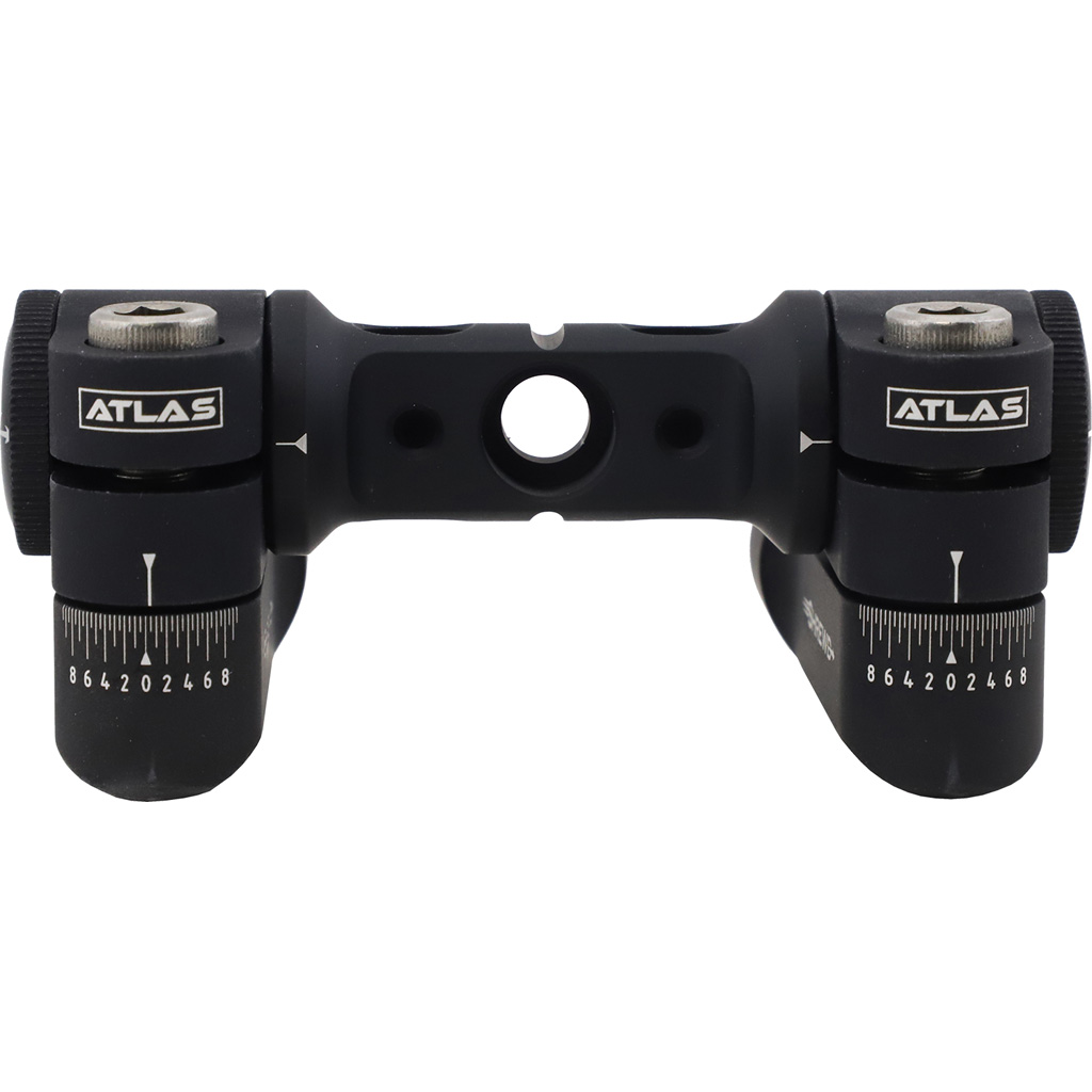 Shrewd SMAVB2ATLASMBK Atlas V-Bar Matte Black Double Hybrid Clamp System