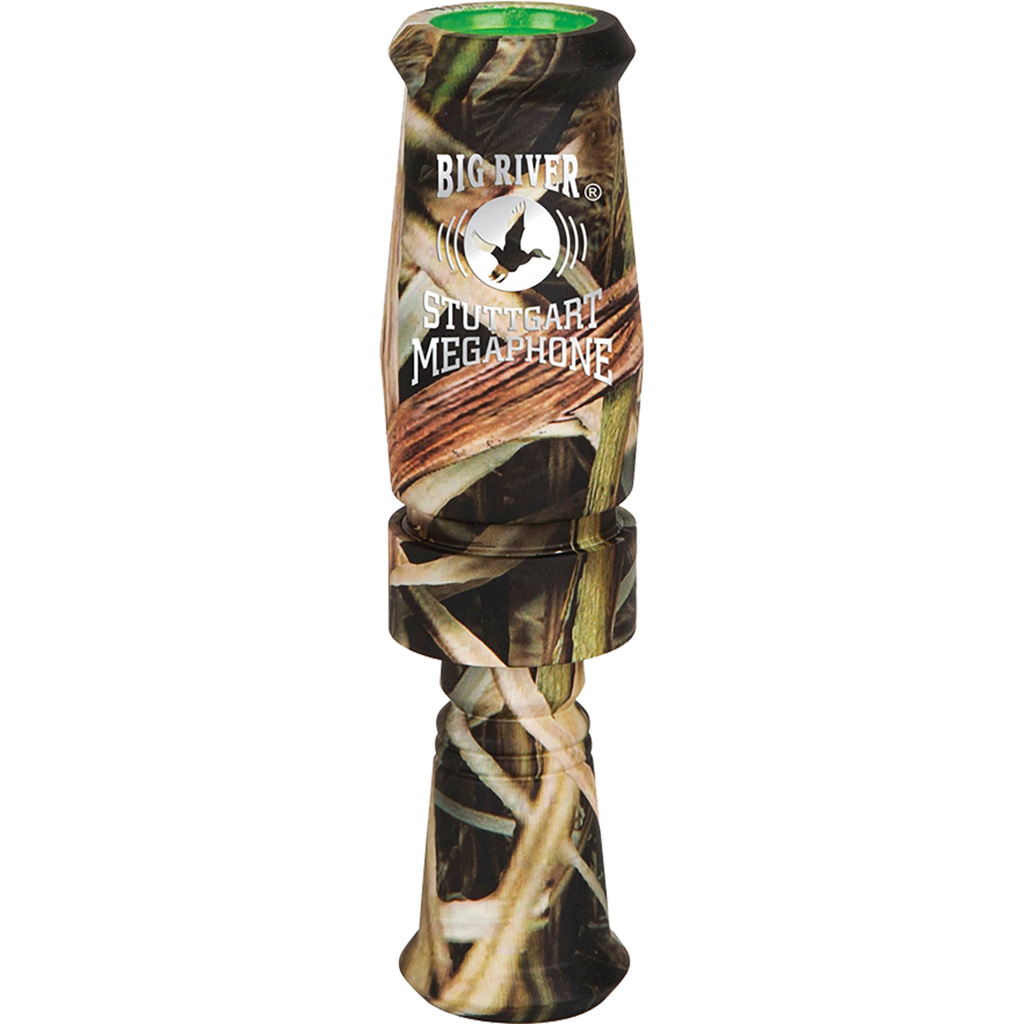 Flambeau BR870 Stuttgart Megaphone Duck Call, Double-Reed J-Frame Design