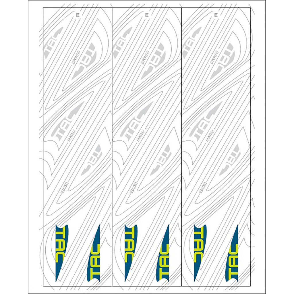 TAC Vanes Arrow Specific Wraps White Size E 4.675 13 pk.