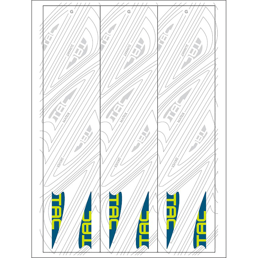 TAC Vanes Arrow Specific Wraps White Size G 5.5 13 pk.