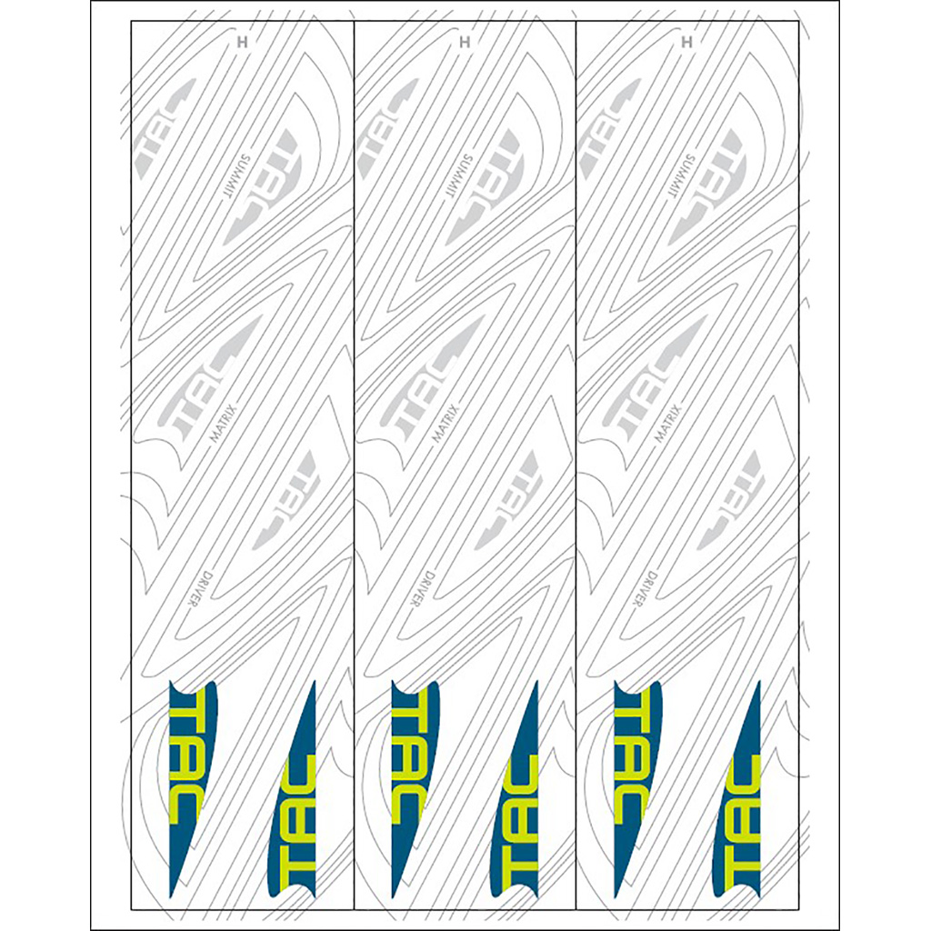 TAC Vanes Arrow Specific Wraps White Size H 5.5 13 pk.