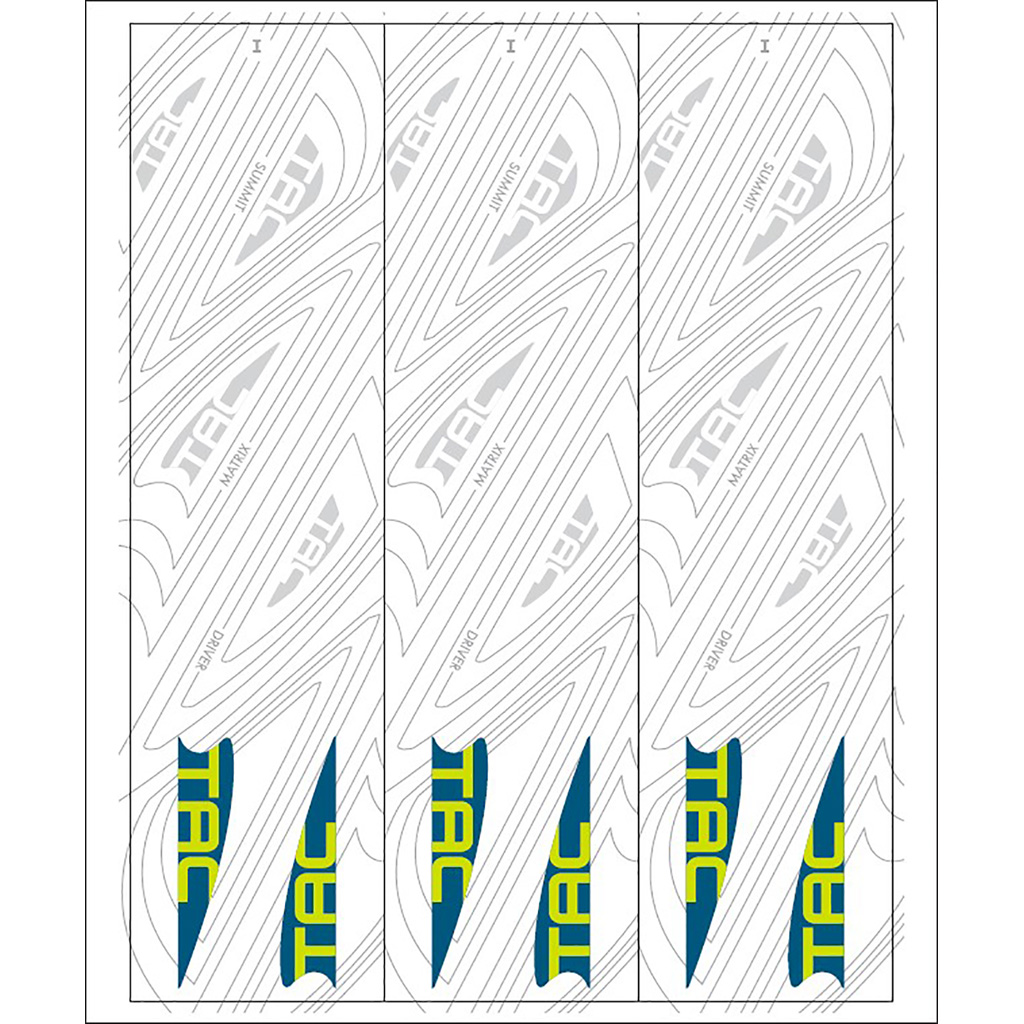 TAC Vanes Arrow Specific Wraps White Size I 5.5 13 pk.