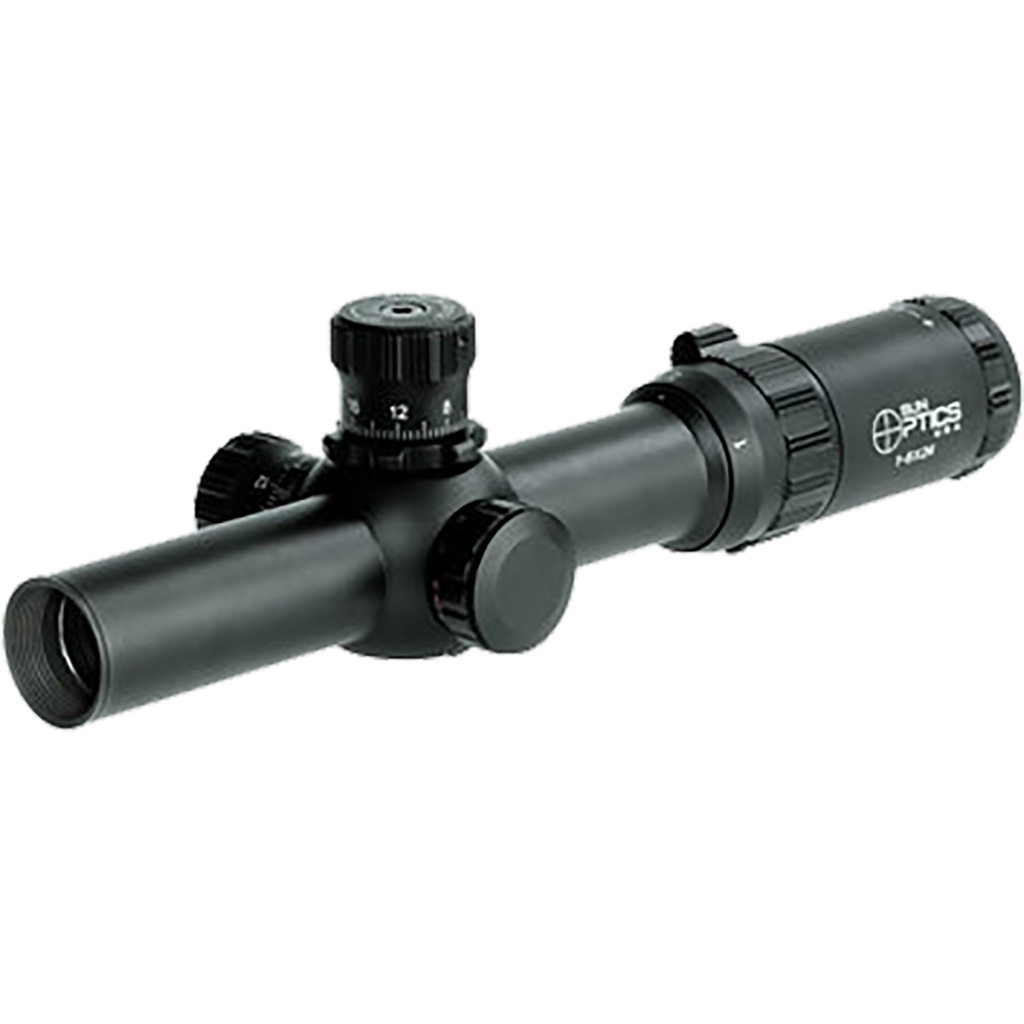 Sun Optics 3 Gun Match Rifle Scope 1-6x24mm T3 w/ Dot Illuminated Reticle