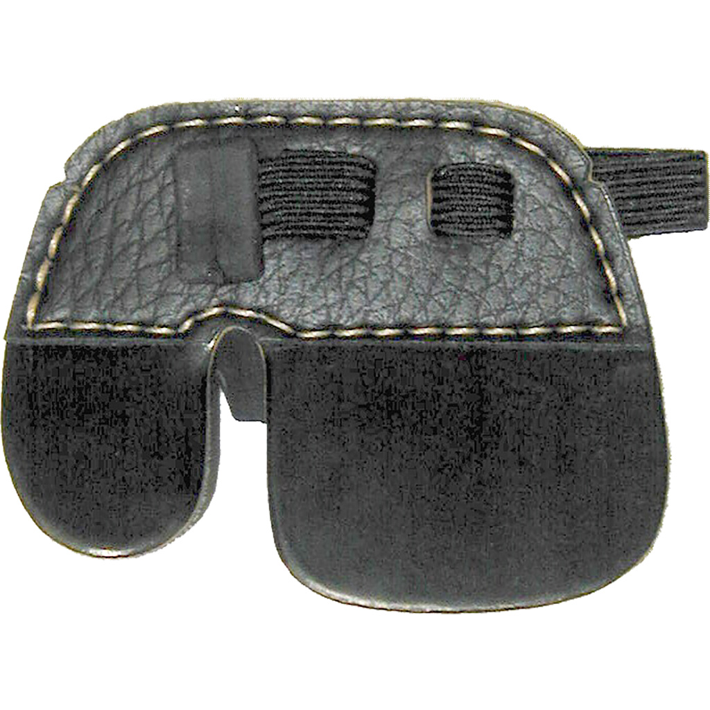 Bateman Bubba 3 Finger Split Cordovan Tab Medium Rubber Back RH - Archery Tab Shell Cordovan