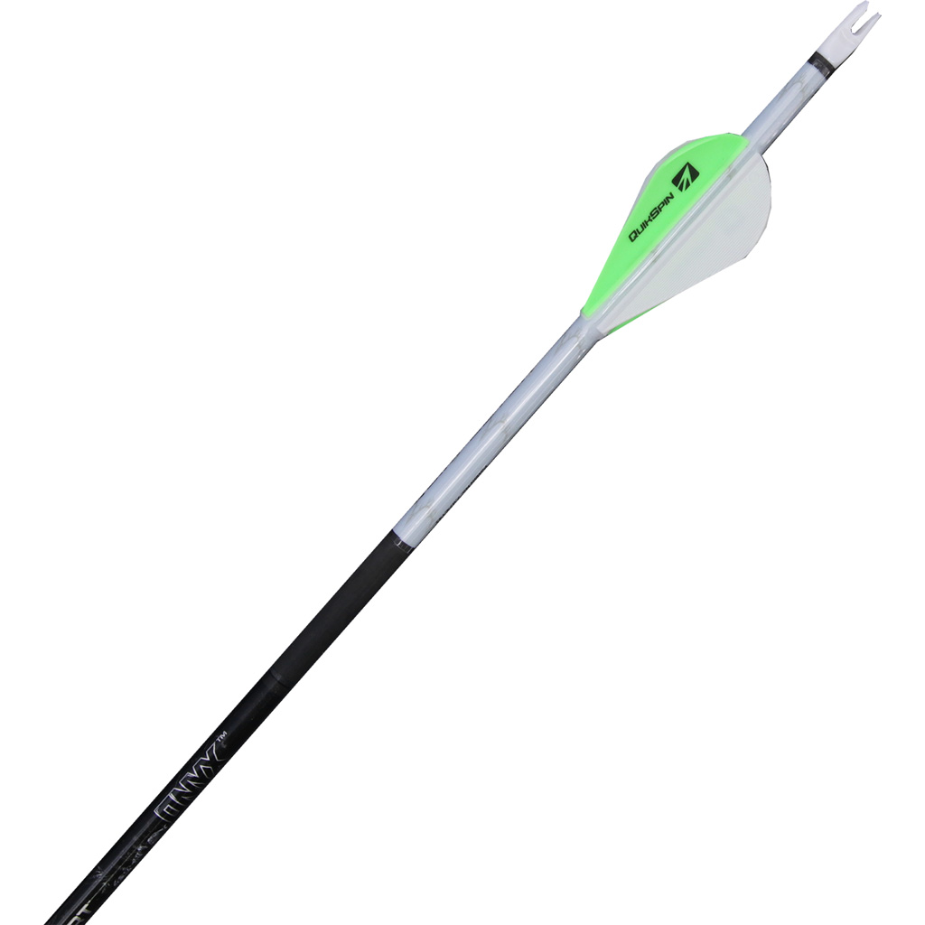 Buy NAP NAP-60-1004 Quikfletch Quickspin 4 Fletch 2" White/Green 6 Pack online