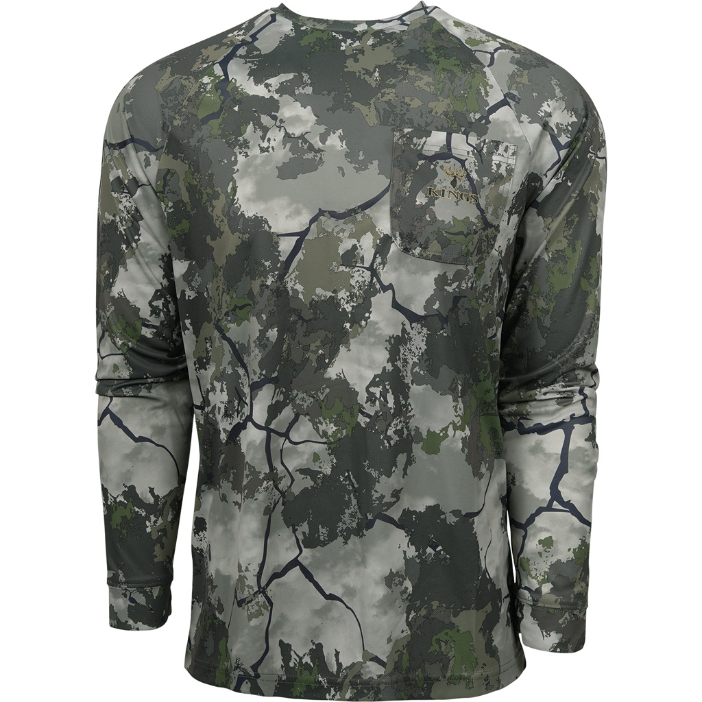 Kings KCM1087-KCU-L Hunter Long Sleeve Tee KC Ultra Large Quick-Dry Mesh