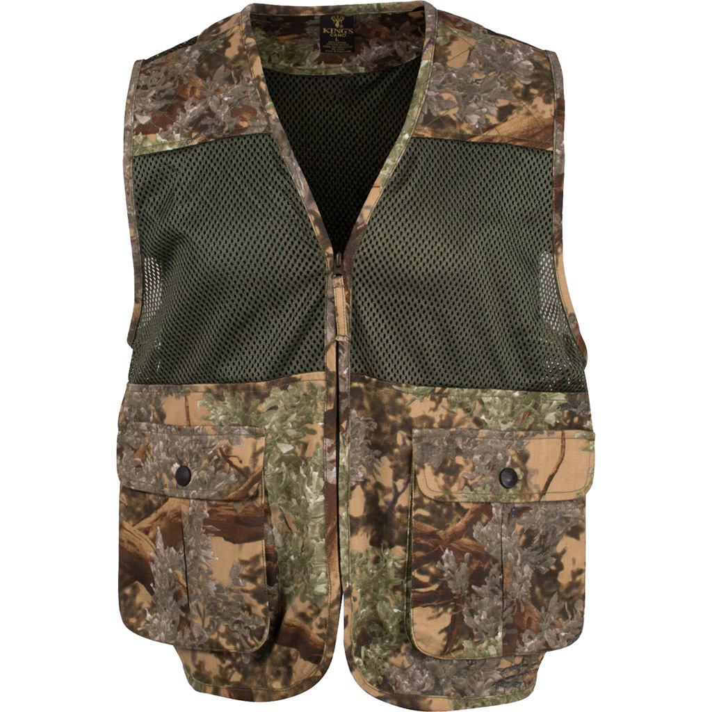 Kings KCG9101-DS-XS/S Upland Vest Desert Shadow XS/S Breathable Mesh - Kings Camo