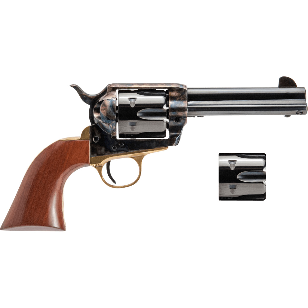 Cimarron Pistolero 9mm/.357Mag Dual Cylinder 4.75" CC/Walnut - Cimarron - 9MM/357 MAG