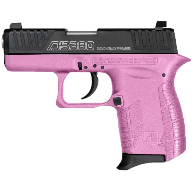 Diamondback DB380 Gen 4 .380 ACP Pink/Black Pistol - View 4