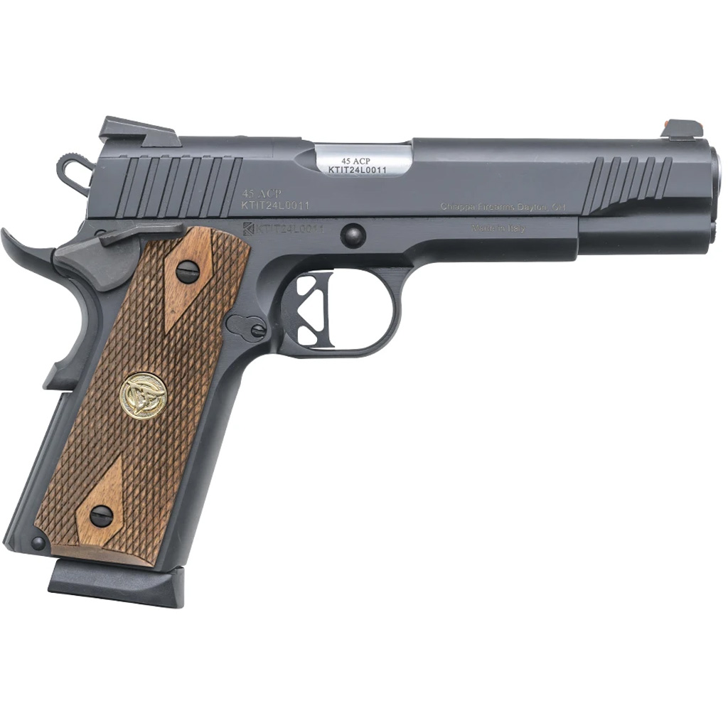 Chiappa 1911 Superior Grade Pistol 45 ACP 5 in. Black w/FO Sights&RMR/RMS Plate 8 rd - Chiappa Firearms - 45 ACP
