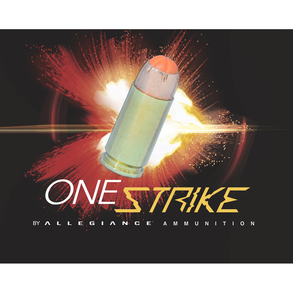 Allegiance 9MMOS-L-90-20 OneStrike 9mm Ammo 90gr 20rd 1425fps Frangible