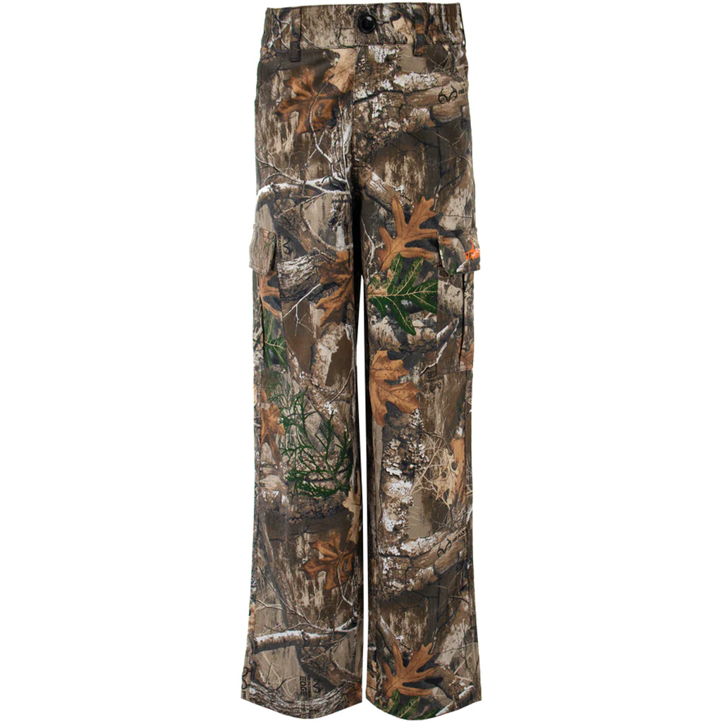 Habit TP1113 Bear Cave Youth Camo Pants Realtree Edge Medium