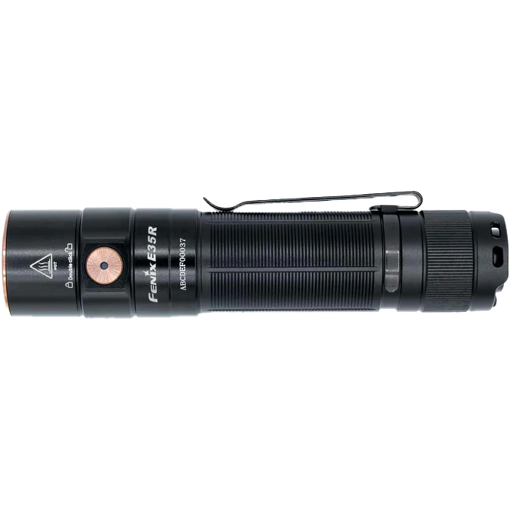 Fenix E35R Rechargeable Flashlight 3100 Lumens, USB-C, Black
