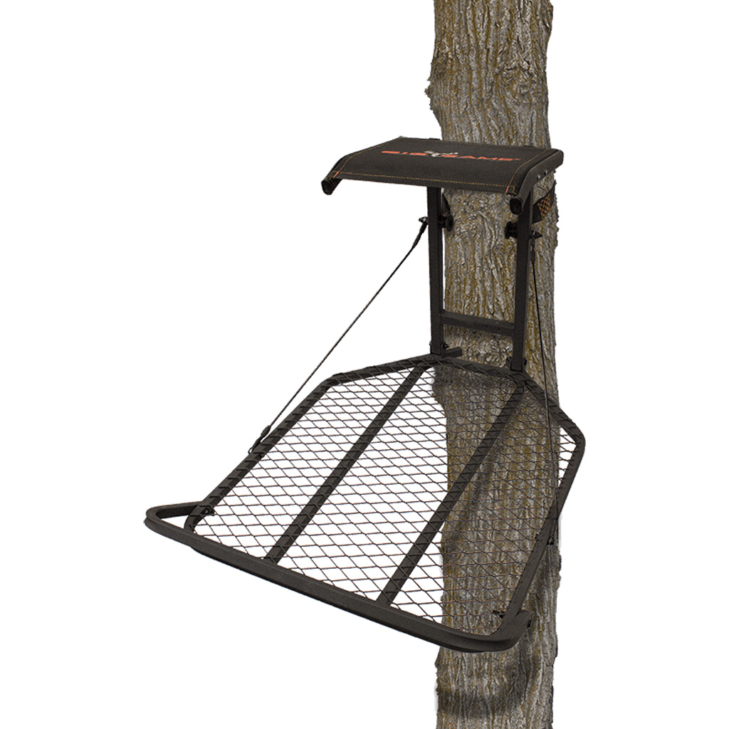 Big Game BGM-FP0100 Captain XL Hang-On Treestand, 300 lbs, 24"x30" Platform - Big Game Tree Stands
