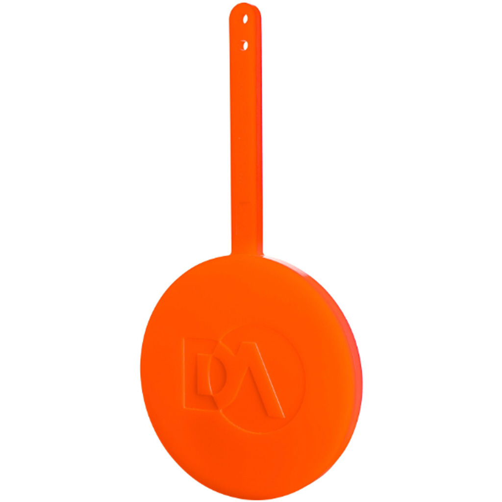 DA Targets DA-6GO-NC-1 6" Orange Self-Healing Polymer Gong Target