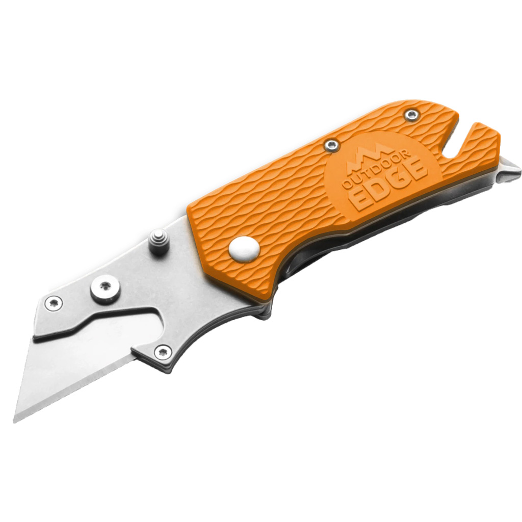 Outdoor Edge Utilipro Folding Utility Knife Orange - Outdoor Edge