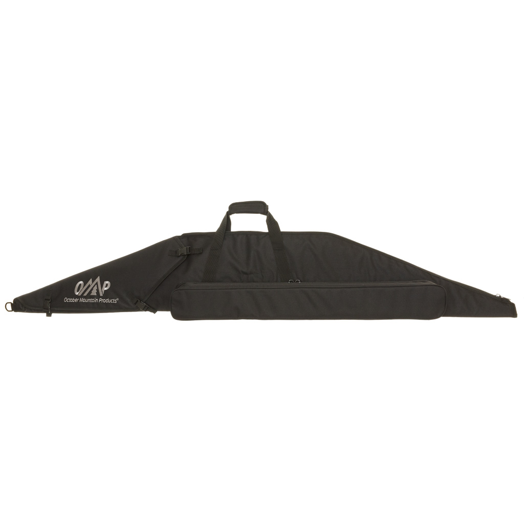 October Mountain 13036 Recurve Case Black 64" 600D Fabric 3-Buckle Flap
