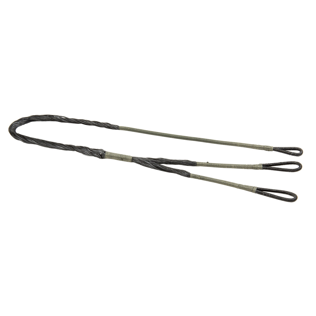 BlackHeart 13248 Crossbow Split Cables 19.312in Bear DuraWeave Black/Silver