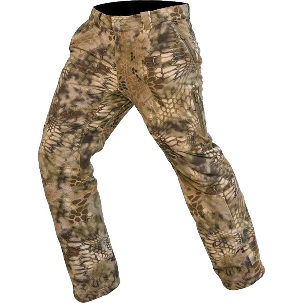 Kryptek 16VELBH4 Vellus Pant Highlander Medium Windproof Waterproof