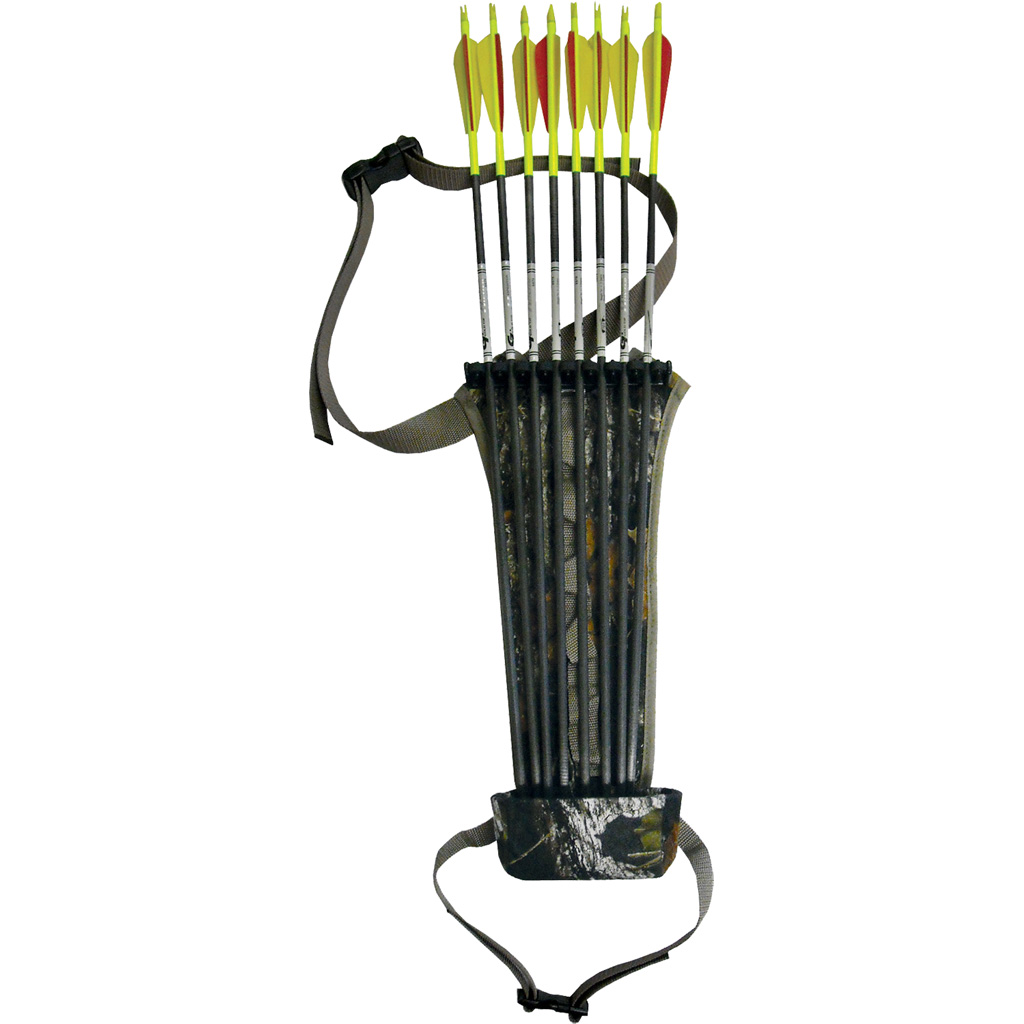 Tarantula Q00200MB Broadhead Hip Quiver Camo, Holds 8 Arrows, Ambidextrous
