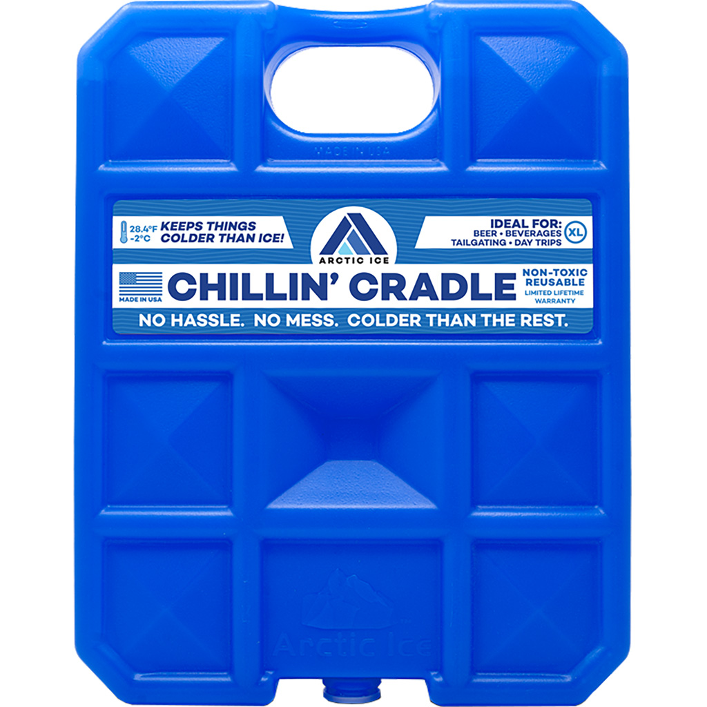Arctic Ice 1230 Chillin' Cradle End Cap, 8.7x11x2 in, Keeps Drinks Cold
