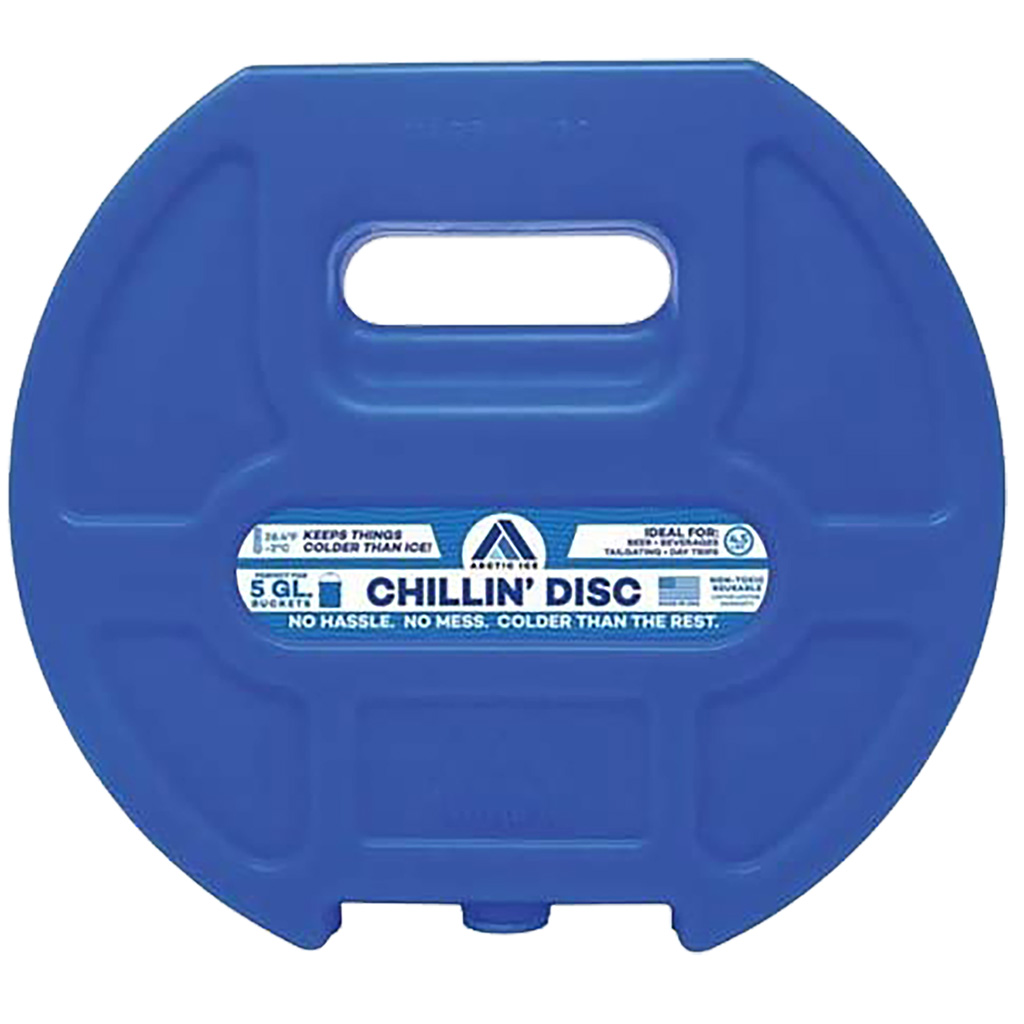 Arctic Ice 1265 Chillin' Disc 4.5 LB Non-Toxic Reusable Freezes at 28 degF