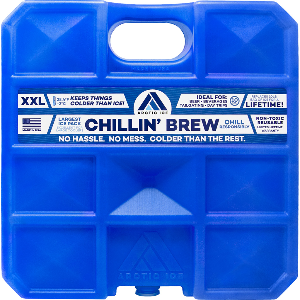 Arctic Ice 1261 Chillin' Brew 10LB Non-Toxic Reusable Ice Pack 28 deg Cold