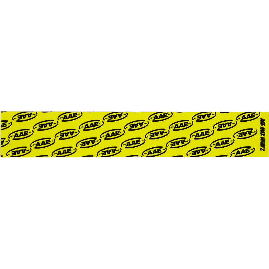 AAE MAWYE Arrow Wraps Yellow 12pk, Non-Coated Vinyl, 1x5.875" - Arizona Archery Enterprises