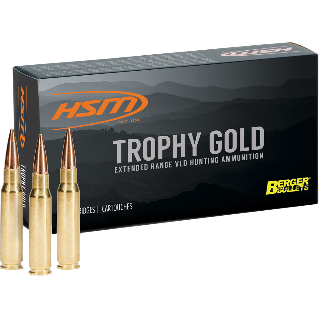 HSM BER-6REM87VLD 6mm Remington 87gr VLD Rifle Ammo 20 Rounds