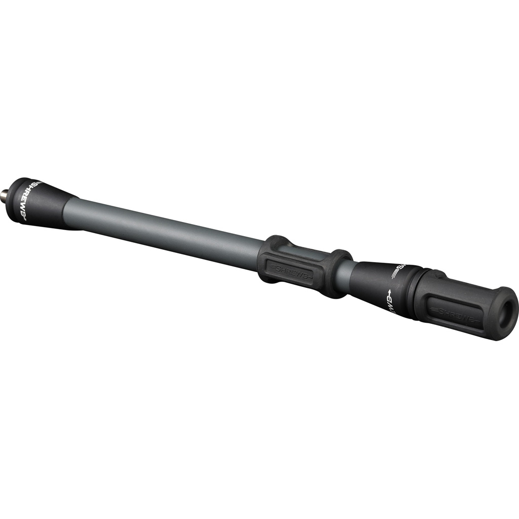 Shrewd Vantage SMSHVANTAGE12FG 12" Hunting Stabilizer, Forge Grey, STS Carbon - Shrewd Archery