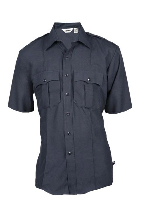 Elbeco HeroGuard DuPont Nomex Men's Bravo Short Sleeve Shirt Midnight Navy Regular Large