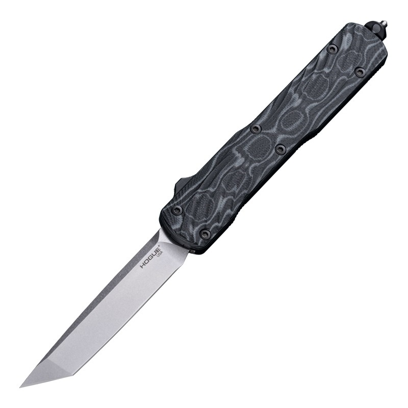 Hogue Inc. Counterstrike Auto 3.35" OTF Tanto G10 Tumbled Black 34869
