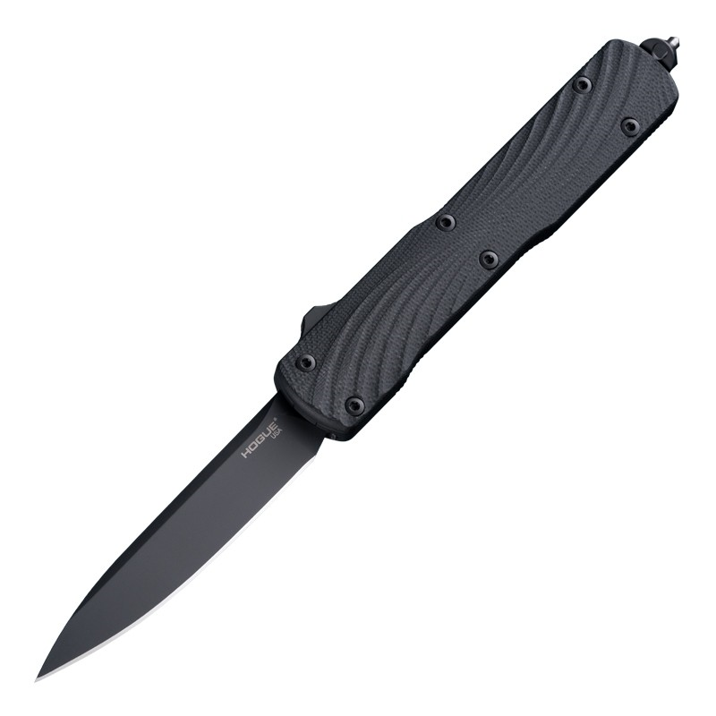 Hogue 34870 Counterstrike 3.35" OTF Black G10 Drop Point 20CV Blade - Hogue - DROP POINT
